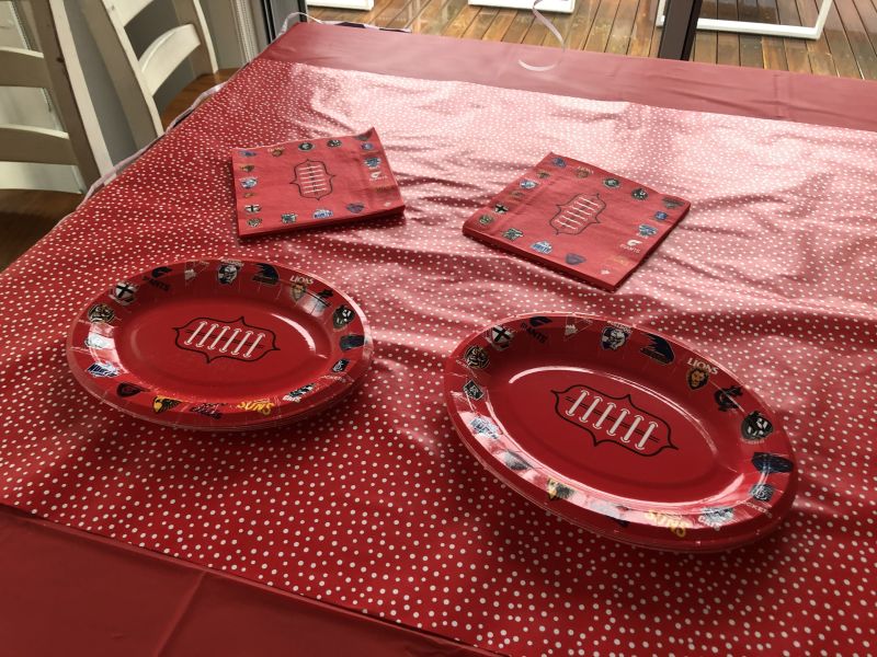 AFL All Team Party Plates Pkt 8 Customer Photo