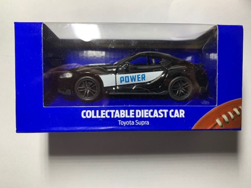 Port Adelaide Power Toyota Supra Collectable Diecast Car Customer Photo