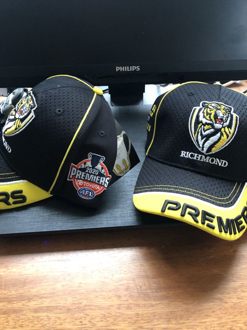 Richmond Tigers 2020 Premiers Black Cap Phase 2 Customer Photo