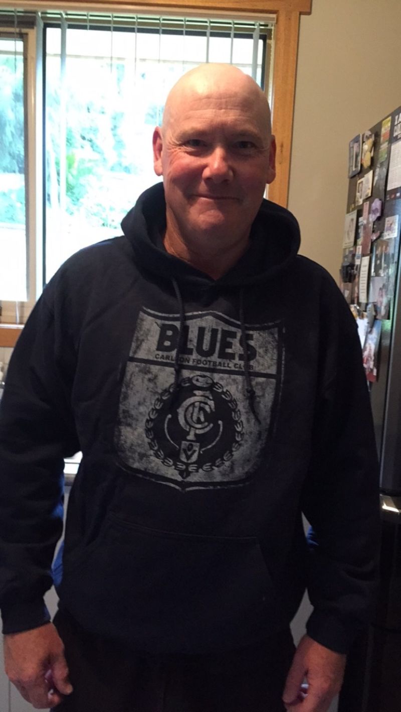 Carlton Blues Mens Retro Hoodie Size:L Customer Photo