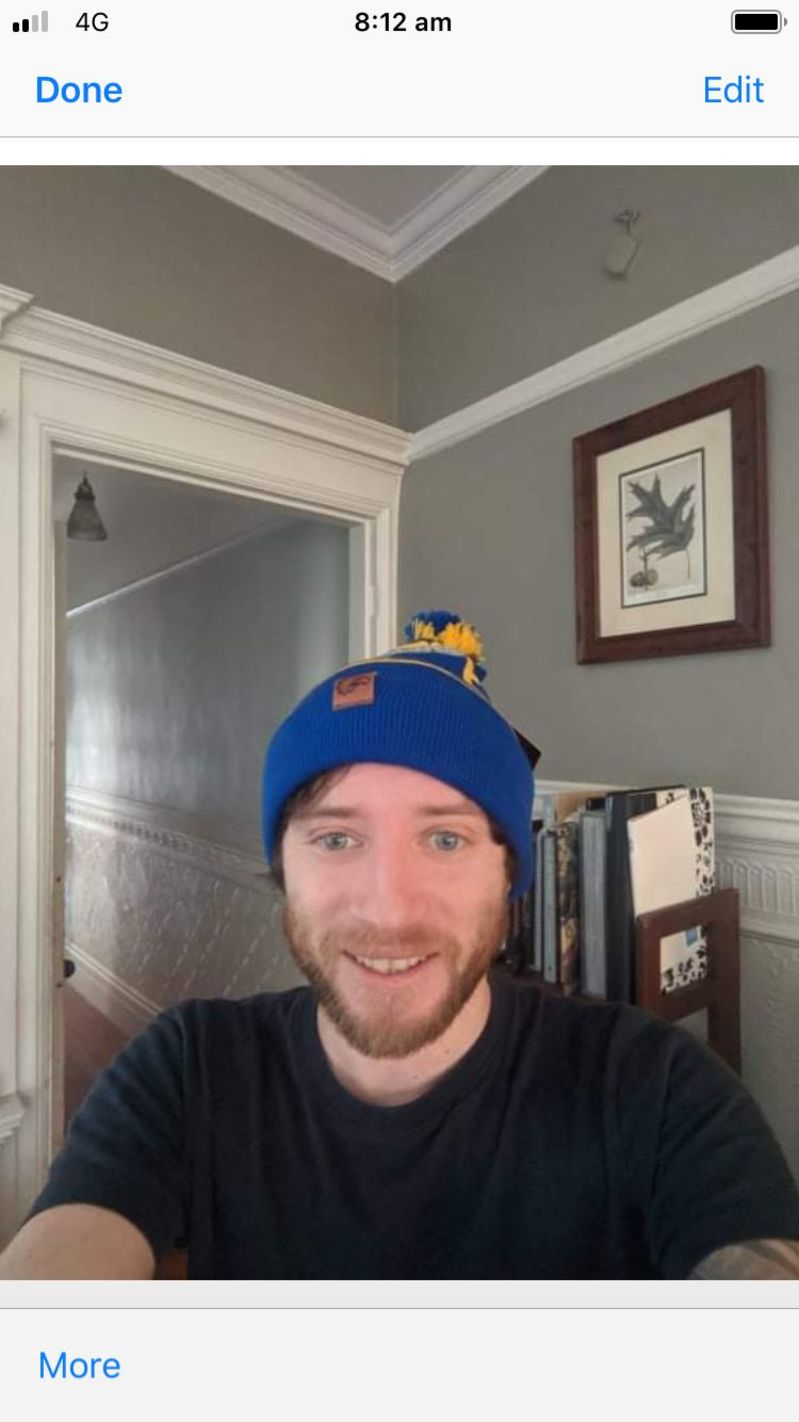 West Coast Eagles Bar Beanie Customer Photo