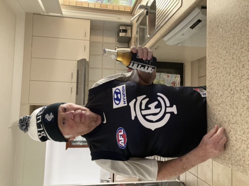 Carlton Blues Stubby Holder Customer Photo