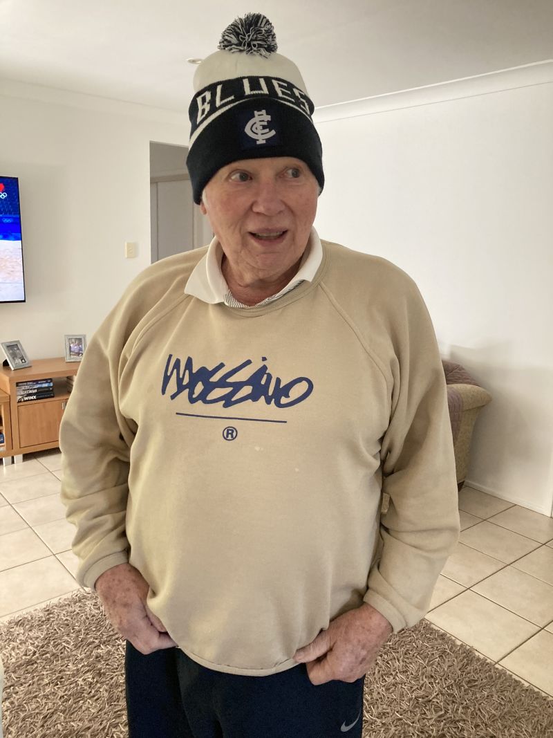 Carlton Blues Bar Beanie Customer Photo