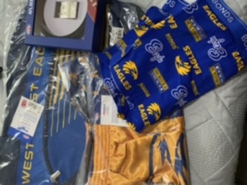 West Coast Eagles Bolt Sports Bag Customer Photo