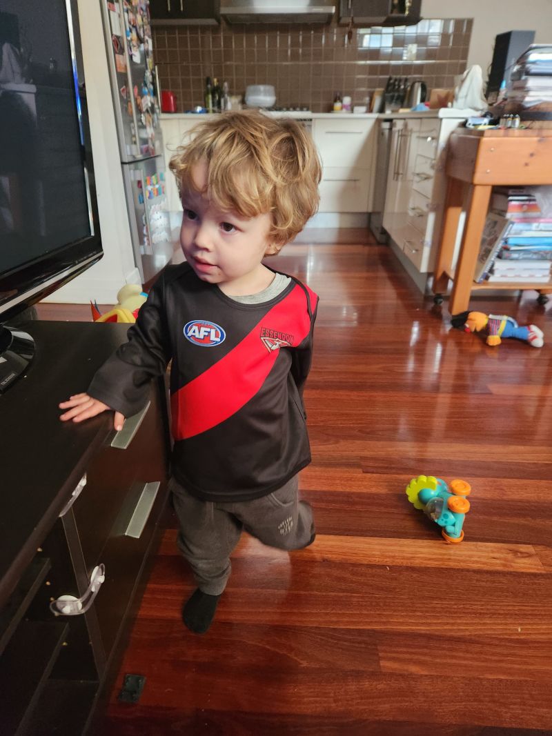 Essendon Bombers Infant Guernsey Size 3 Customer Photo
