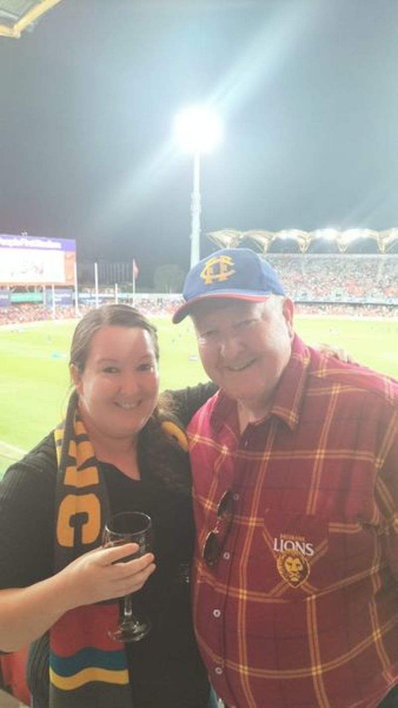 Brisbane Lions Mustang Flannel Shirt Size:4XL Customer Photo