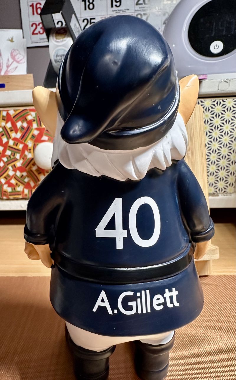 Carlton Blues Mini Garden Gnome Customer Photo