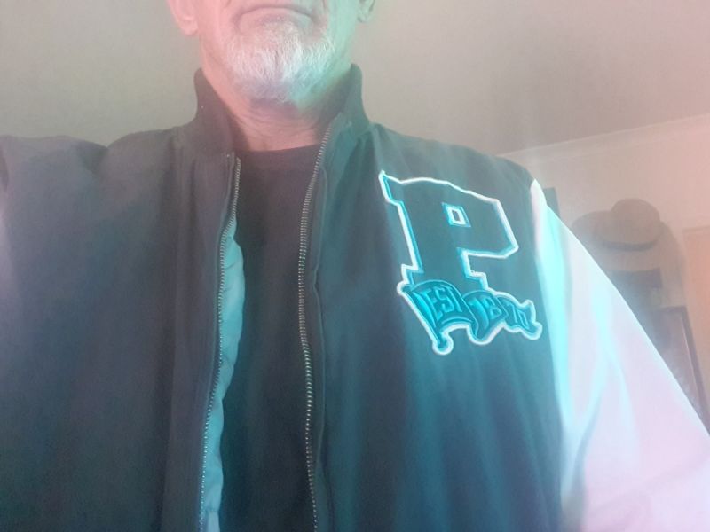 Port Adelaide Power Mens Lockup Jacket Customer Photo