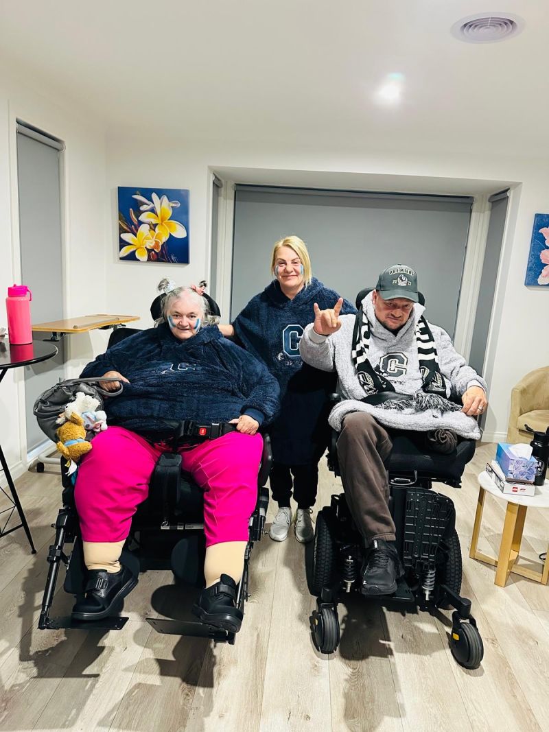 Carlton Blues Adults Sherpie Customer Photo