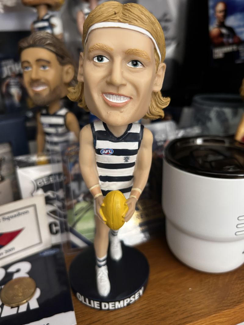 Geelong Cats Ollie Dempsey Bobblehead Customer Photo