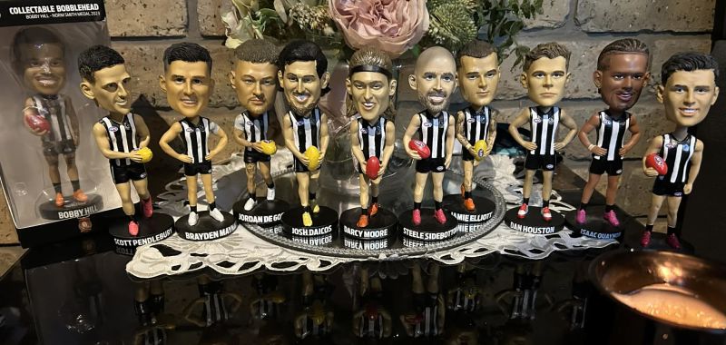 Collingwood Magpies Josh Daicos Bobblehead Customer Photo