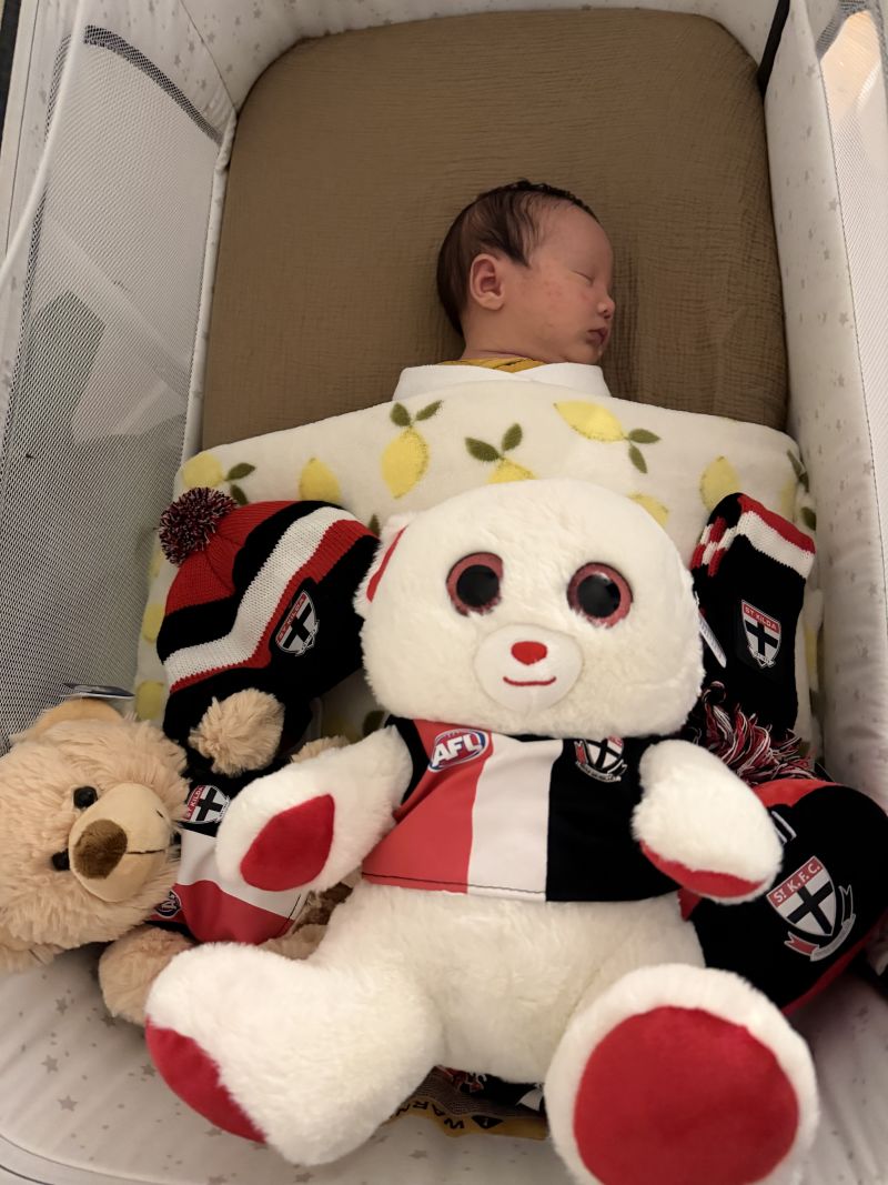 St Kilda Saints Future Star Baby Bundle Customer Photo