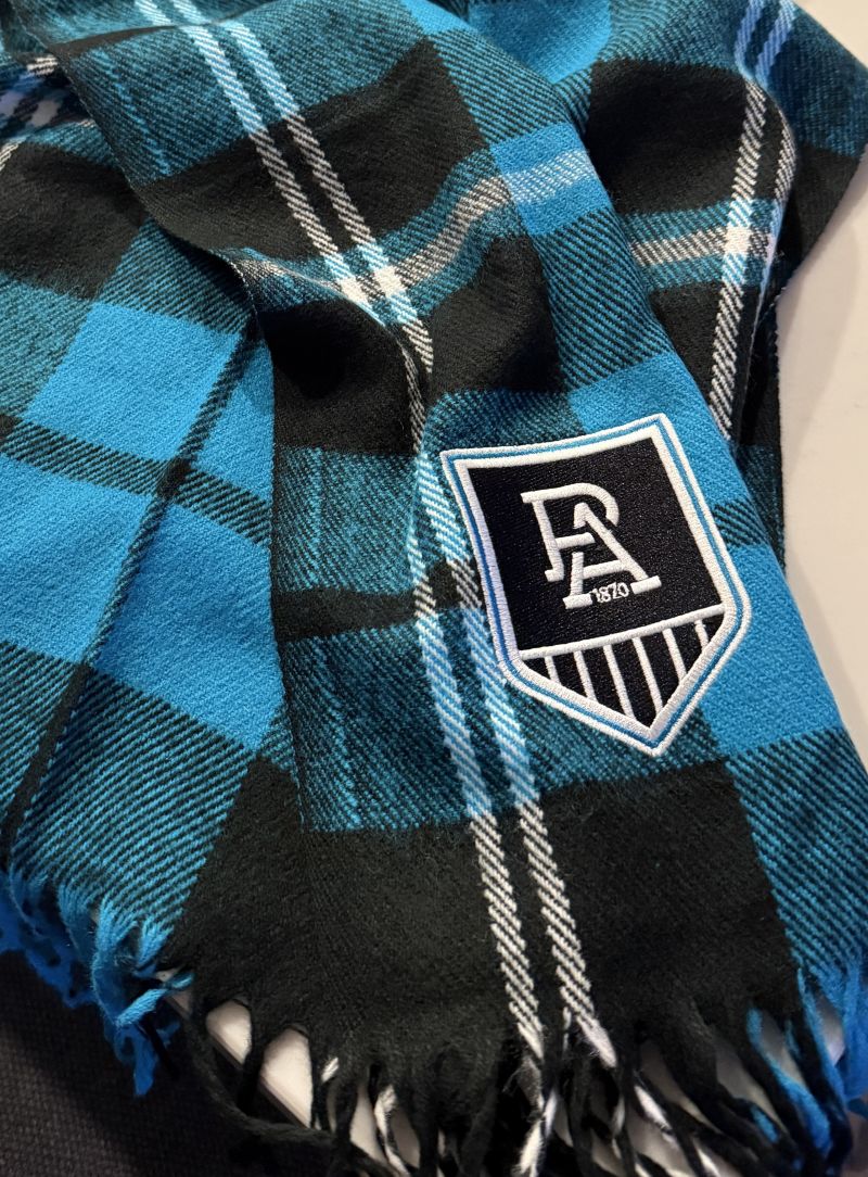 Port Adelaide Power Tartan Scarf Customer Photo