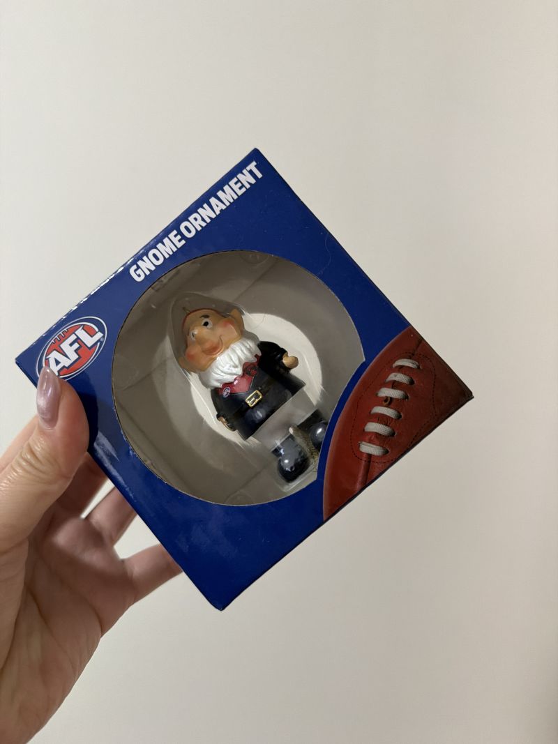 Melbourne Demons Gnome Ornament Customer Photo