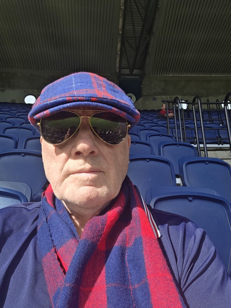 Melbourne Demons Angus Flat Cap Customer Photo