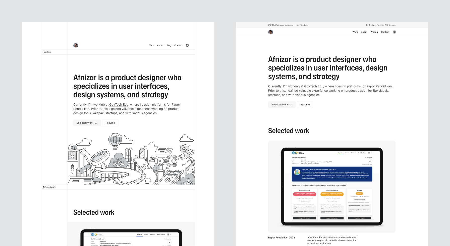 Comparing 2023 and 2024 Website