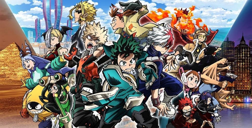 My Hero Academia Celebrates 10 Years With a New Top 10 Heroes Visual