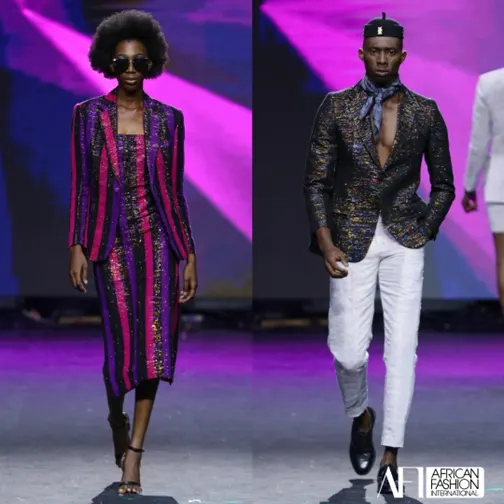 Ivorian fashion brand, Kente Gentleman showcased at the Canex Fashion Show produced by AFI during Canex WKND 2022 in Abidjan, Ivory Coast.