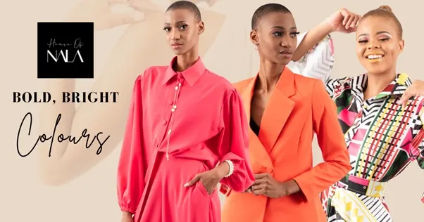 What to wear at fashion week - Graphic of models wearing designer garments on a beige background