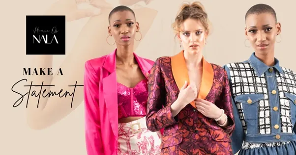 What to wear at fashion week - Graphic of models wearing designer garments on a beige background