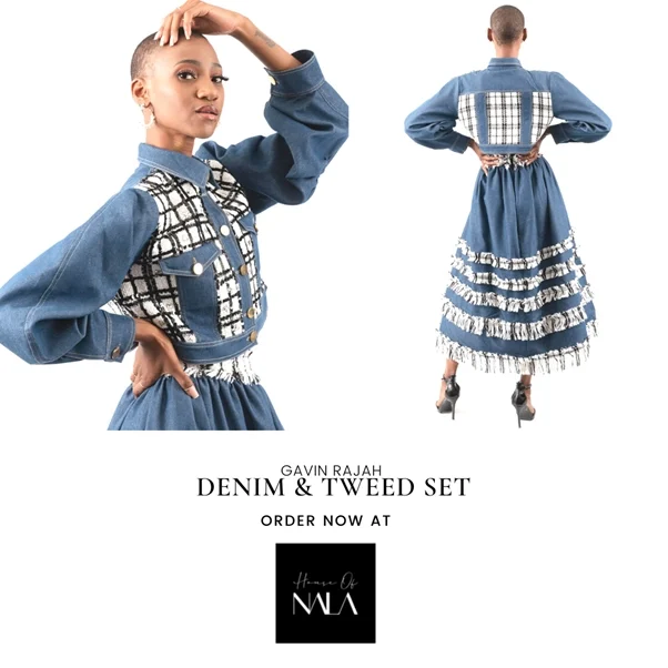 Gavin Rajah Denim Tweed Set