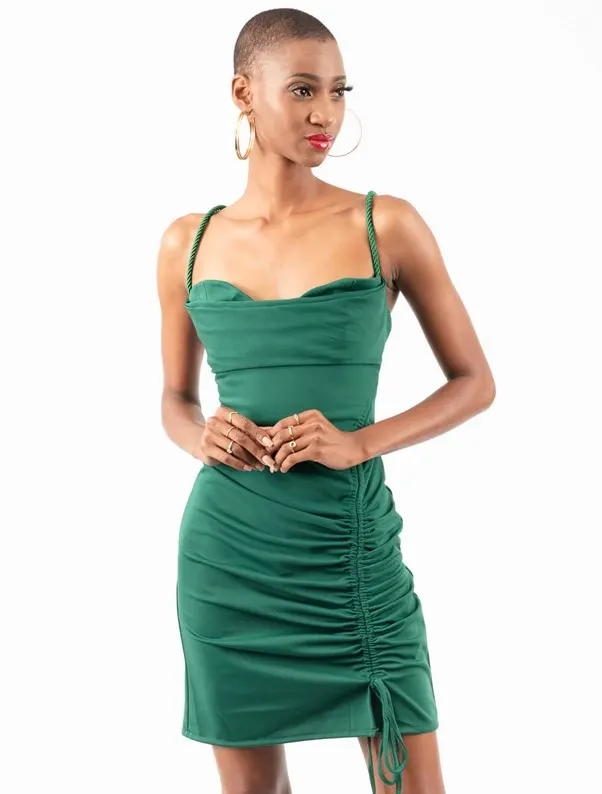 Green Mini Dress by A Cognoscenti (R1,380)