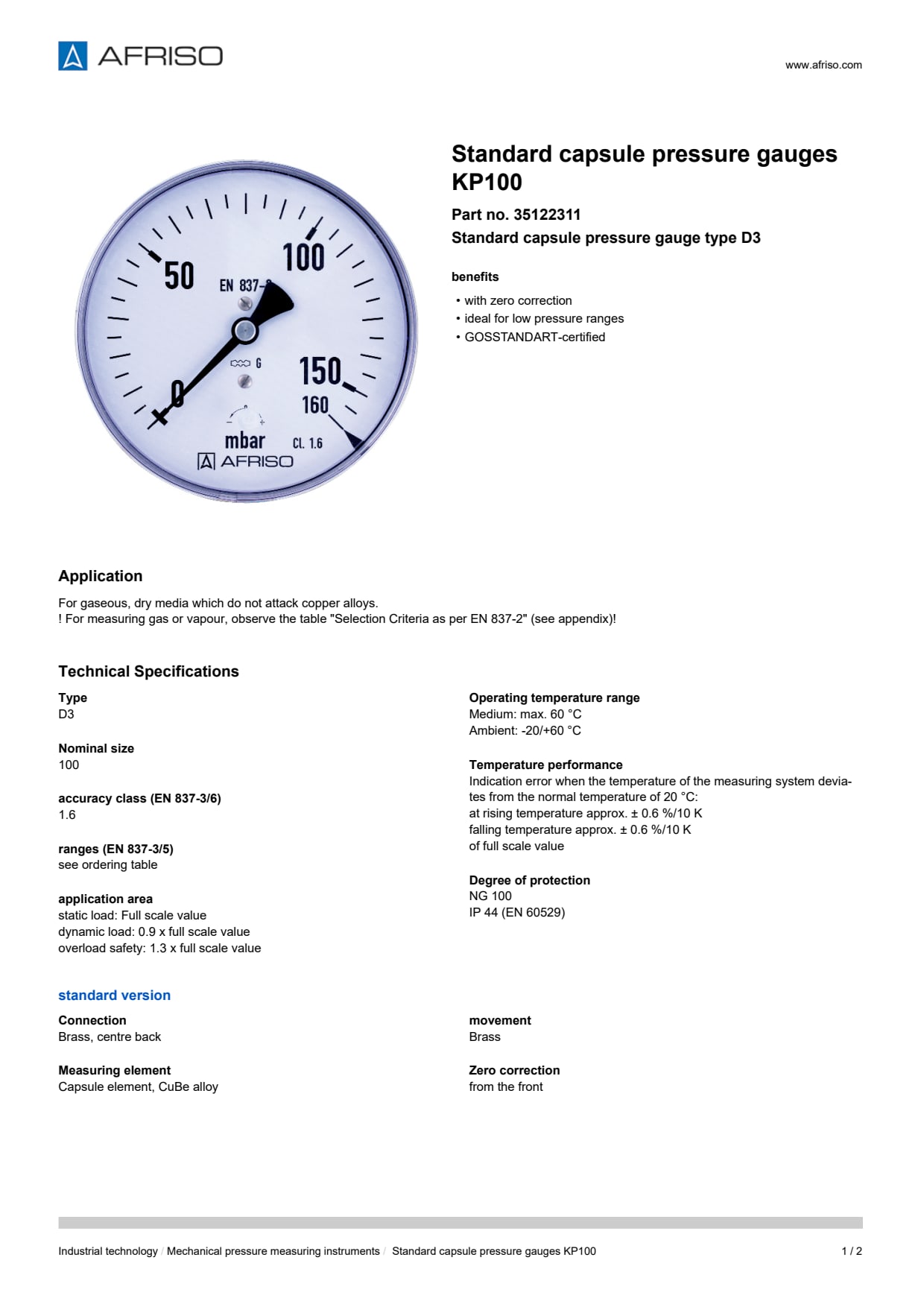 AFRISO_STANDARD-CAPSULE-PRESSURE-GAUGES-KP100-STANDARD-CAPSULE-PRESSURE-GAUGES-TYPE-D3_35122311_ENG_GBR.PDF