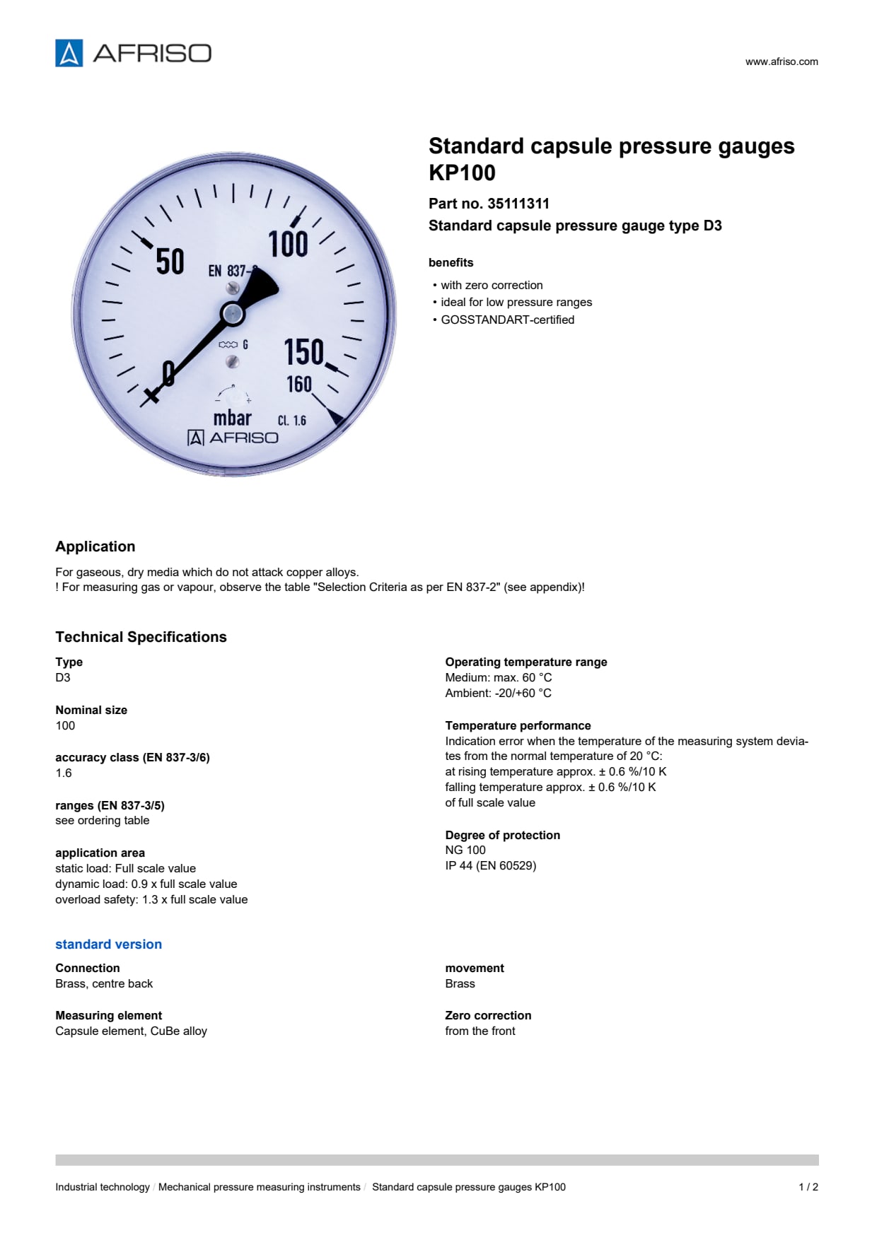 AFRISO_STANDARD-CAPSULE-PRESSURE-GAUGES-KP100-STANDARD-CAPSULE-PRESSURE-GAUGES-TYPE-D3_35111311_ENG_GBR.PDF