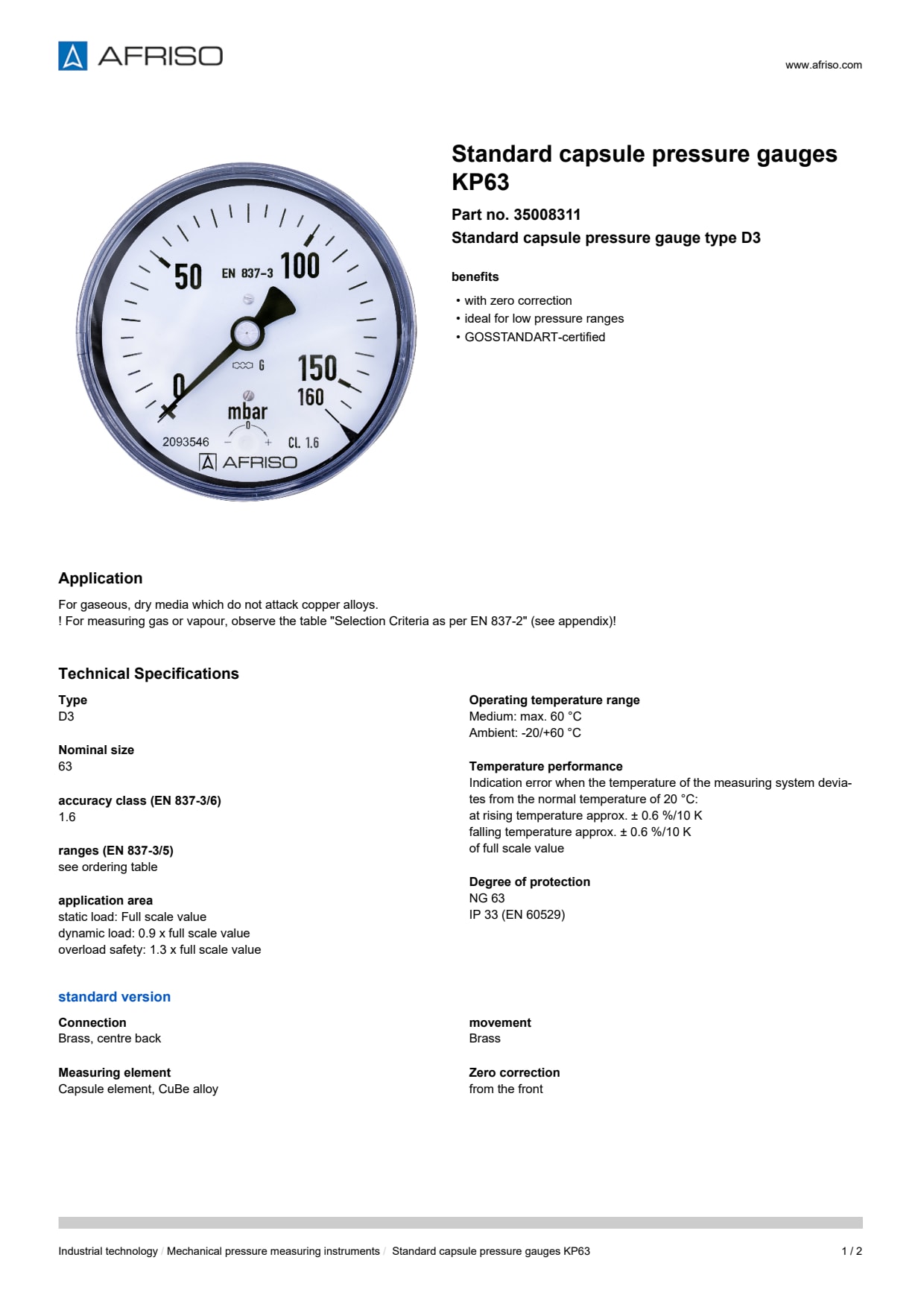 AFRISO_STANDARD-CAPSULE-PRESSURE-GAUGES-KP63-STANDARD-CAPSULE-PRESSURE-GAUGES-TYPE-D3_35008311_ENG_GBR.PDF