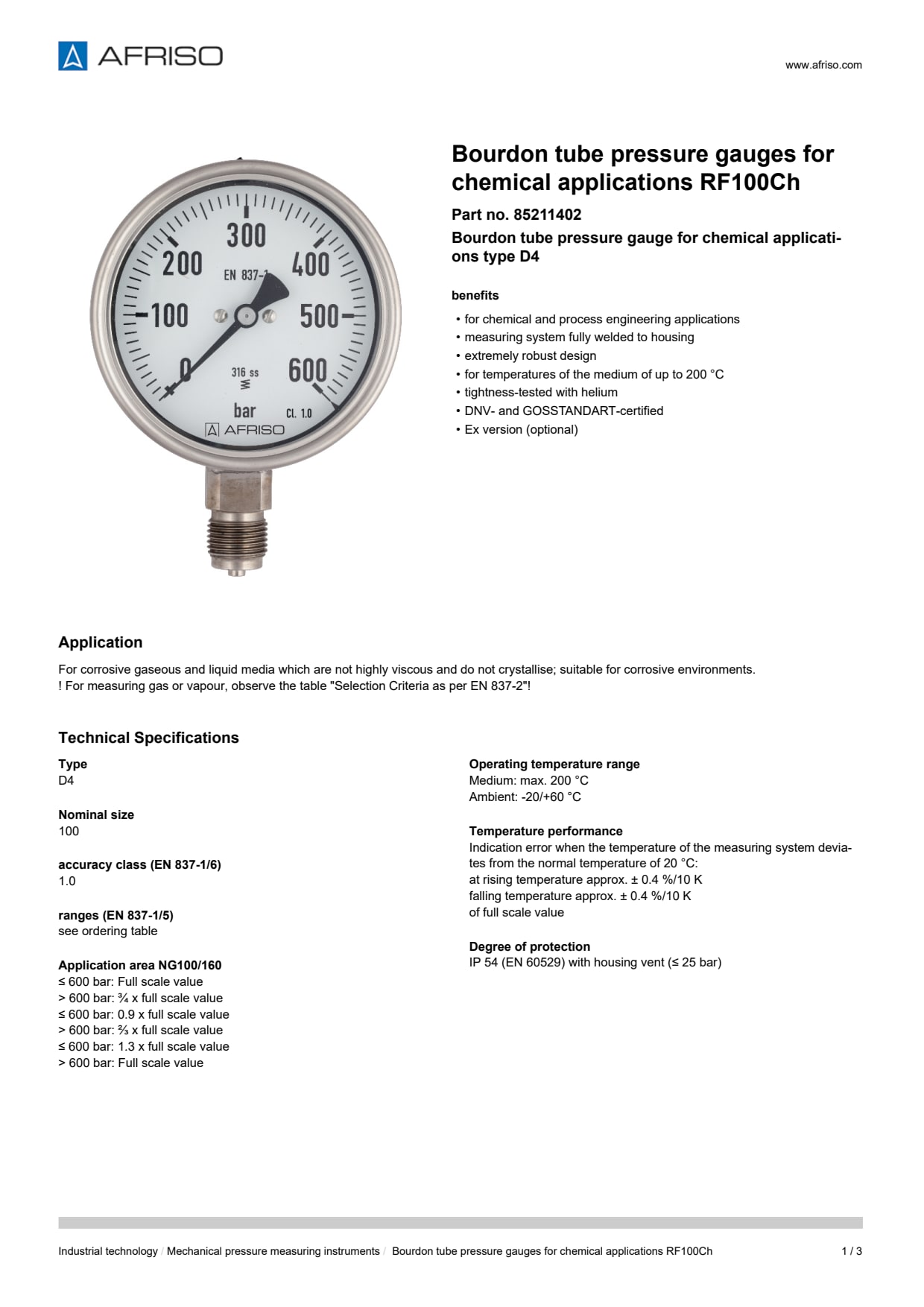AFRISO_BOURDON-TUBE-PRESSURE-GAUGES-FOR-CHEMICAL-APPLICATIONS-RF100CH-BOURDON-TUBE-PRES_85211402_ENG_GBR.PDF