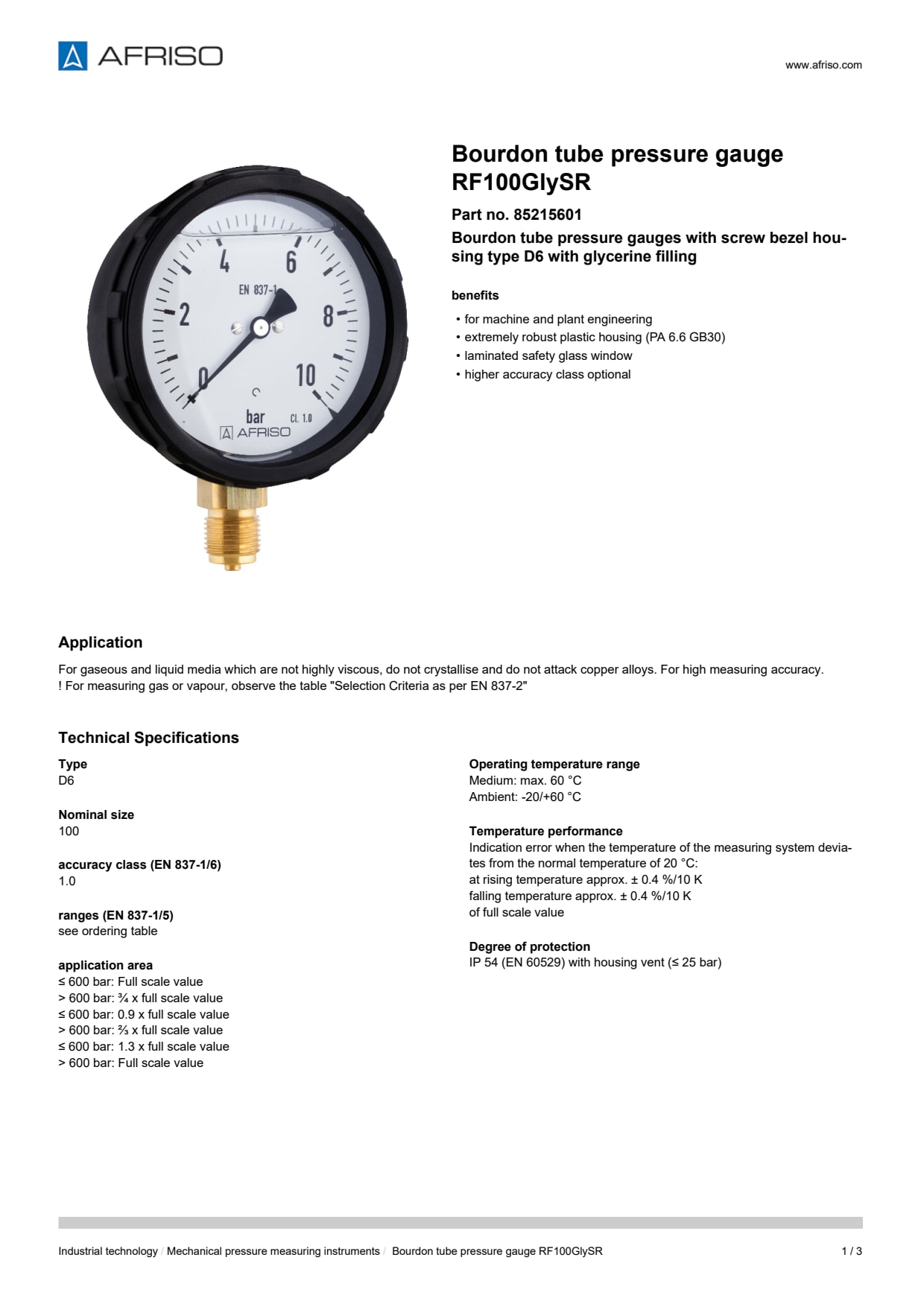 AFRISO_BOURDON-TUBE-PRESSURE-GAUGE-RF100GLYSR-BOURDON-TUBE-PRESSURE-GAUGE-WITH-SCREW-BE_85215601_ENG_GBR.PDF