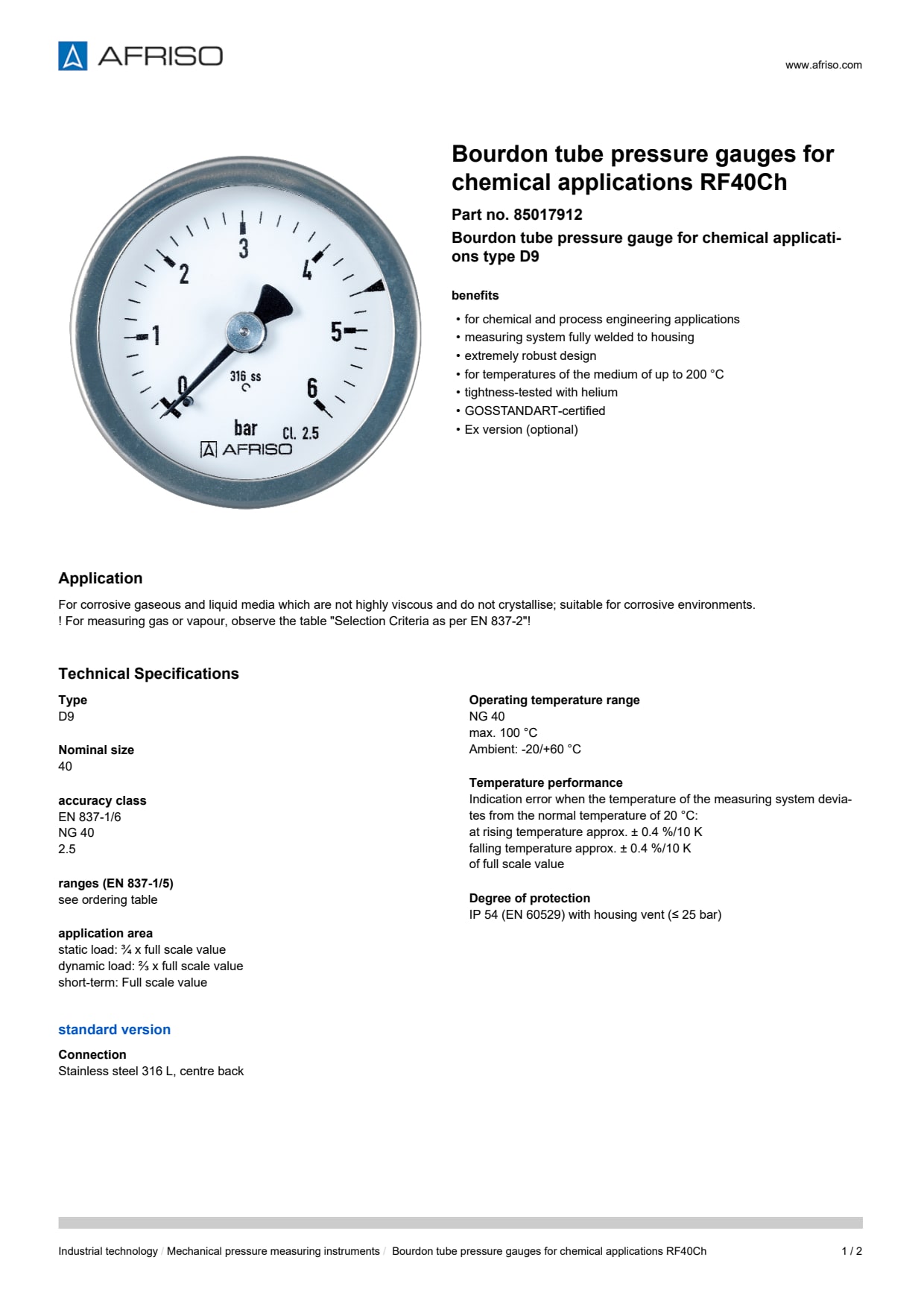 AFRISO_BOURDON-TUBE-PRESSURE-GAUGES-FOR-CHEMICAL-APPLICATIONS-RF40CH-BOURDON-TUBE-PRESS_85017912_ENG_GBR.PDF