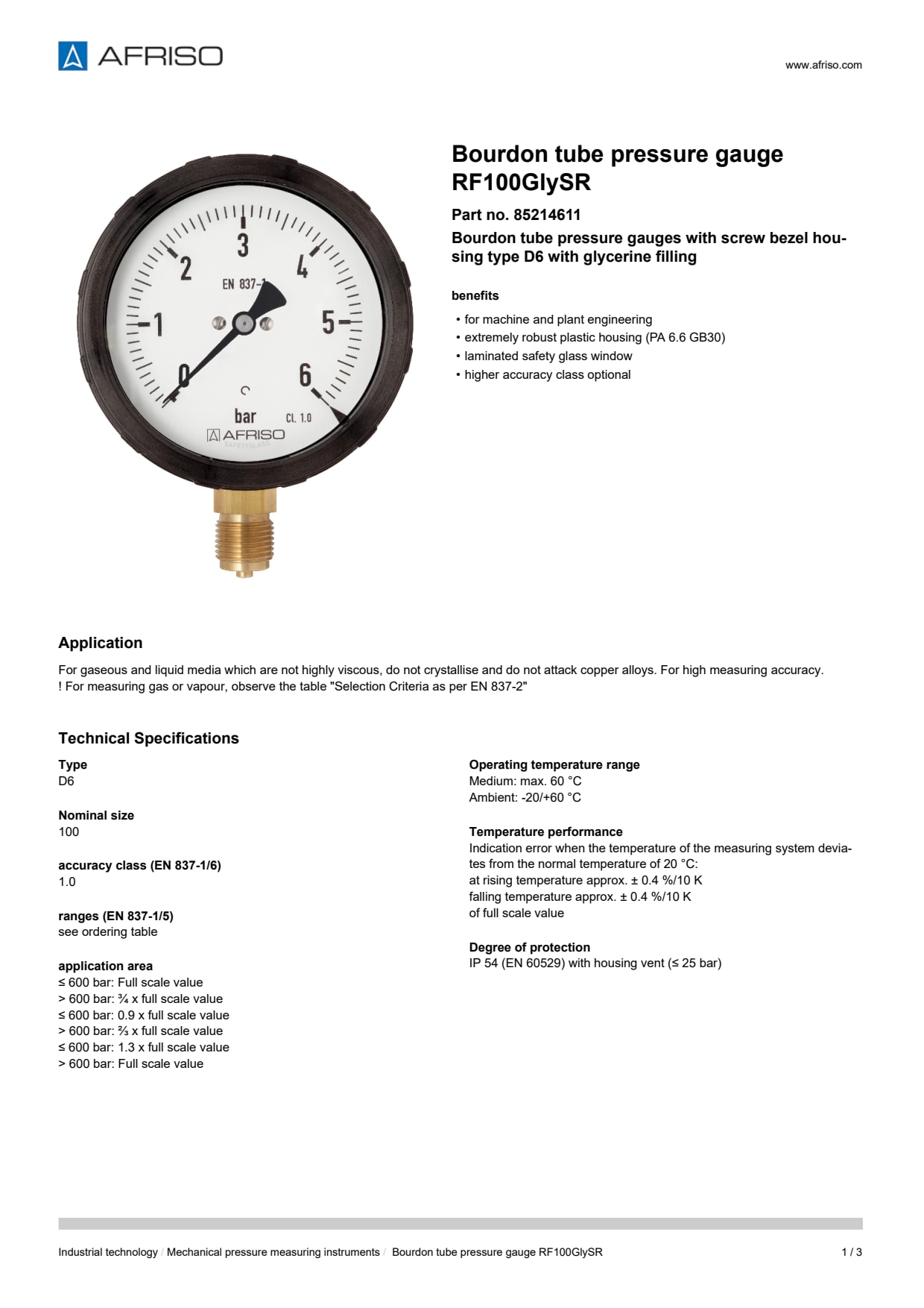 AFRISO_BOURDON-TUBE-PRESSURE-GAUGE-RF100GLYSR-BOURDON-TUBE-PRESSURE-GAUGE-WITH-SCREW-BE_85214611_ENG_GBR.PDF