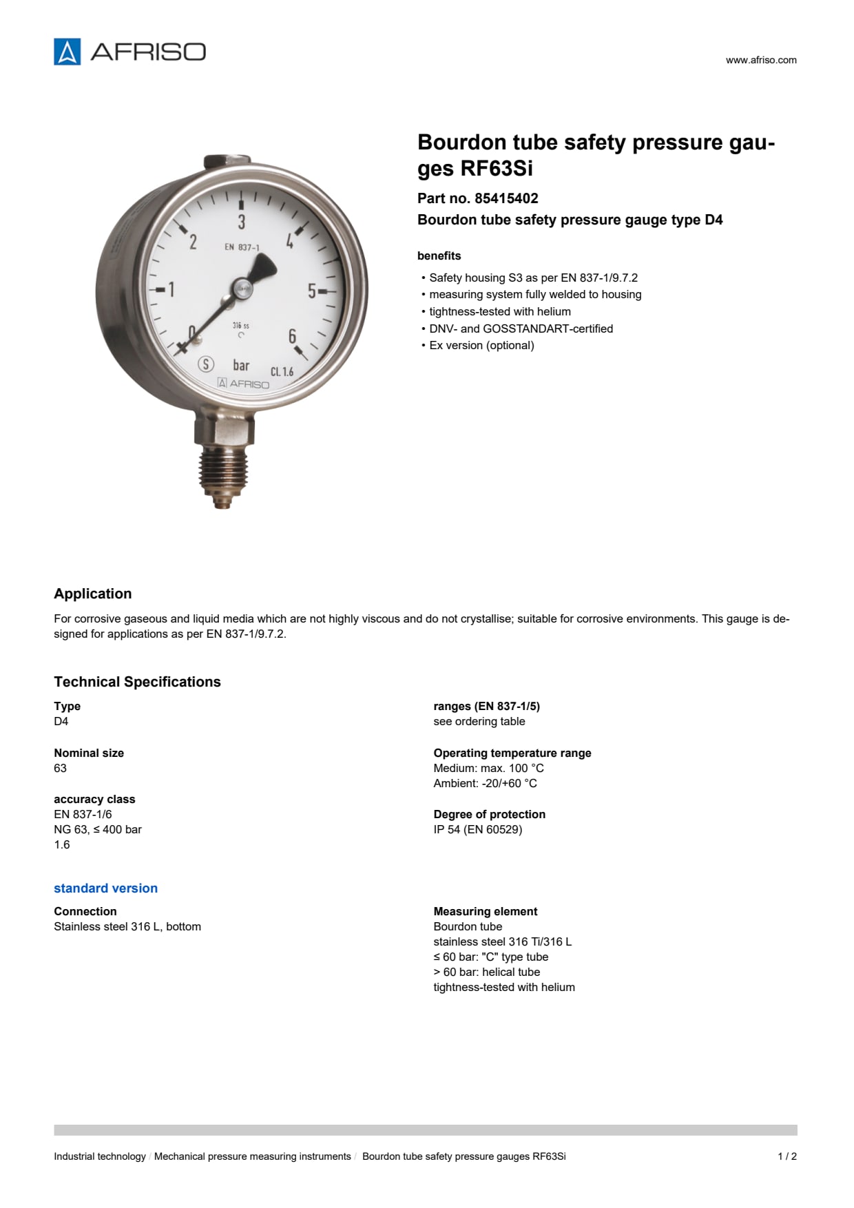 AFRISO_BOURDON-TUBE-SAFETY-PRESSURE-GAUGES-RF63SI-BOURDON-TUBE-SAFETY-PRESSURE-GAUGES-T_85415402_ENG_GBR.PDF