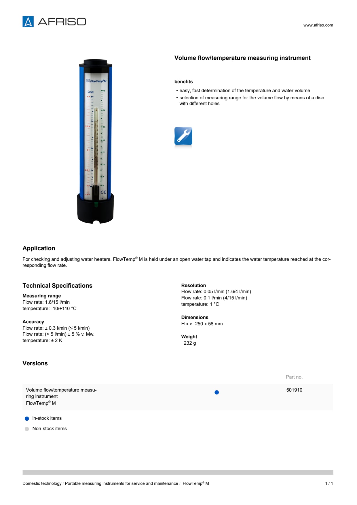 AFRISO_VOLUME-FLOW-TEMPERATURE-MEASURING-INSTRUMENT_ENG_GBR.PDF