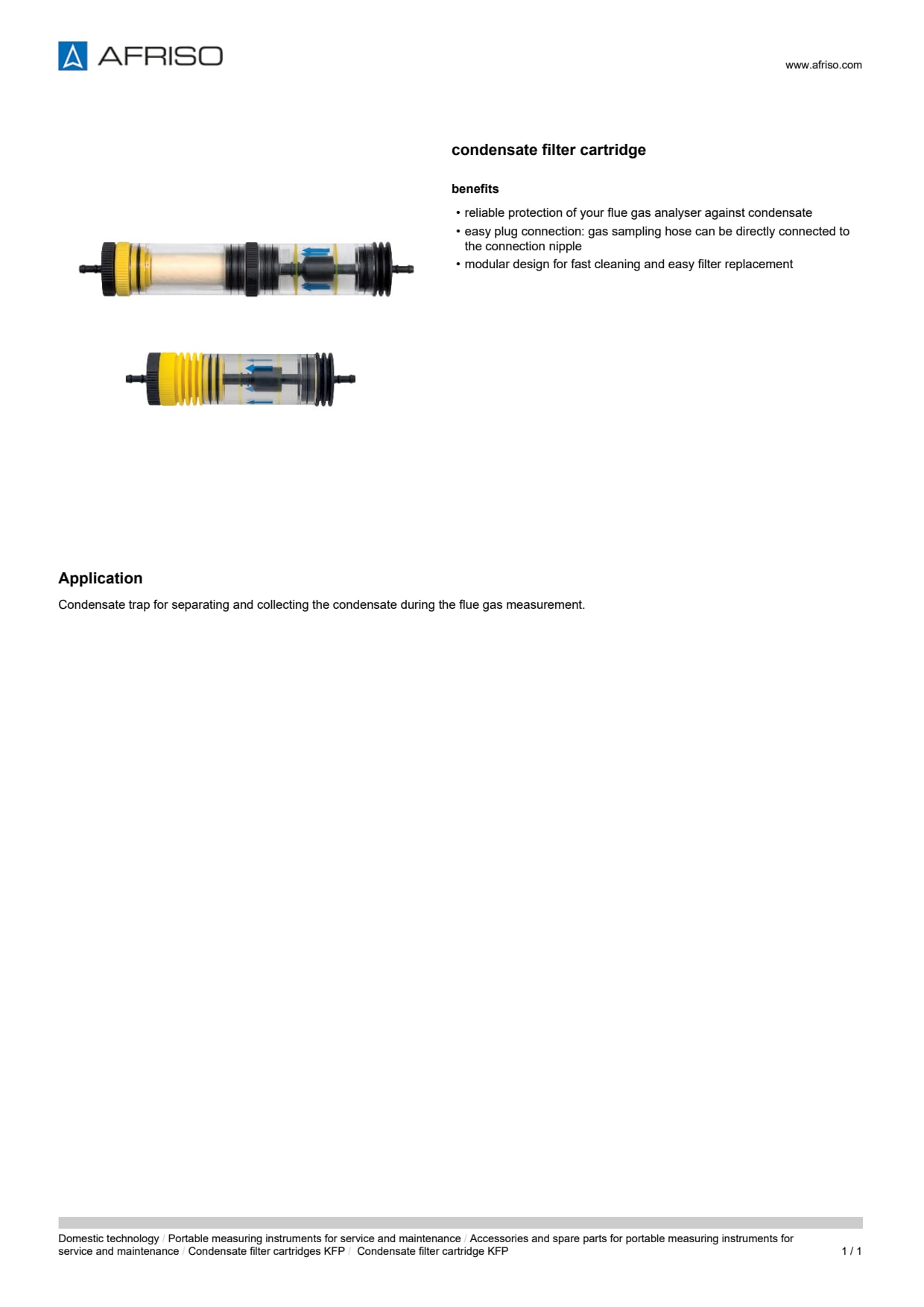 AFRISO_CONDENSATE-FILTER-CARTRIDGE_ENG_GBR.PDF