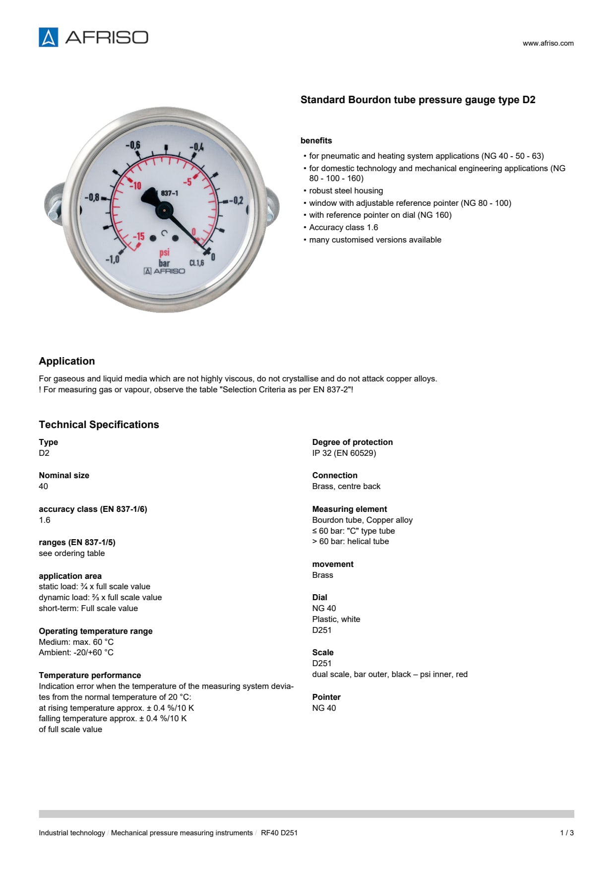 AFRISO_STANDARD-BOURDON-TUBE-PRESSURE-GAUGES-RF40_ENG_GBR.PDF
