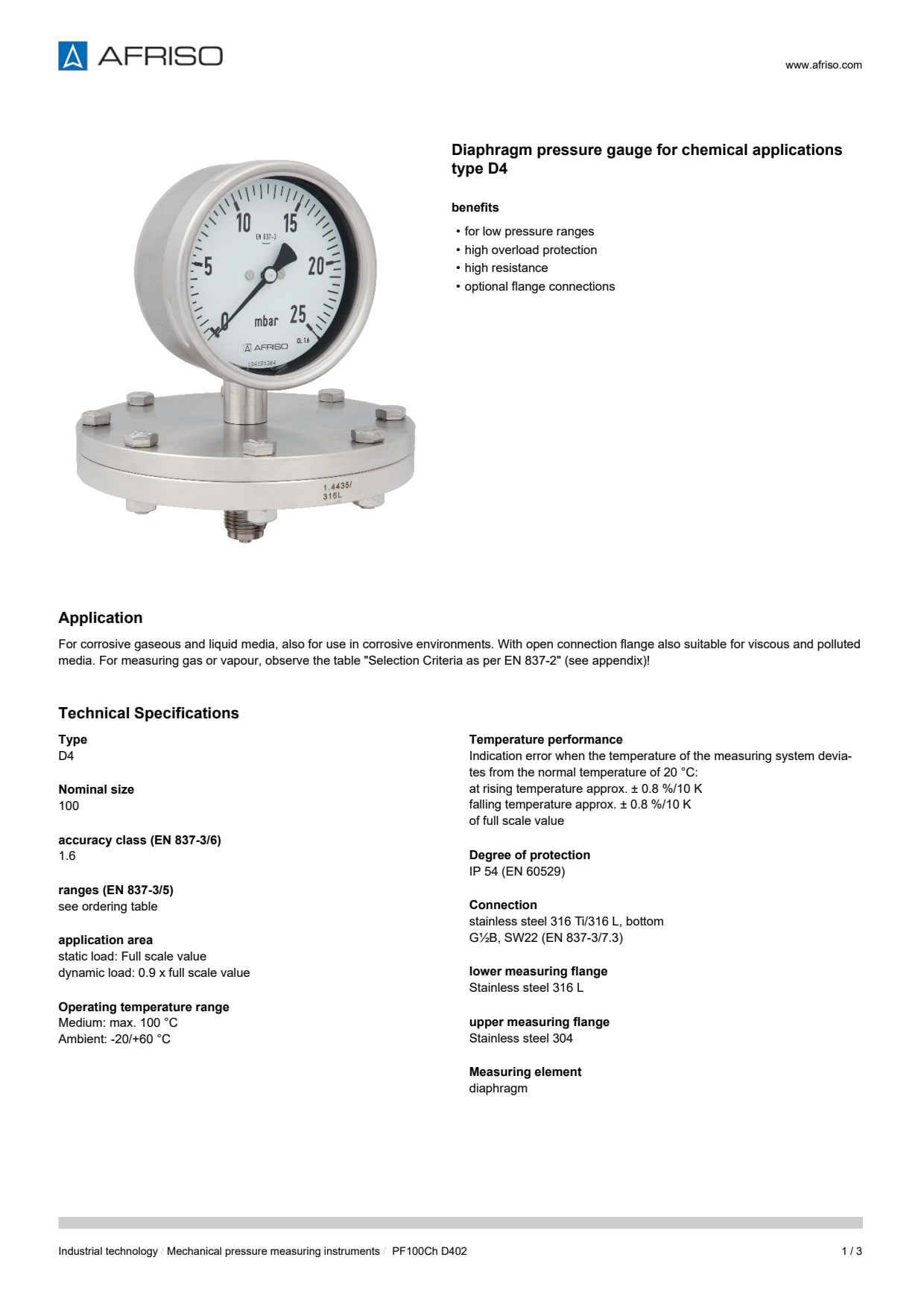 AFRISO_DIAPHRAGM-PRESSURE-GAUGES-FOR-CHEMICAL-APPLICATIONS-PF100CH_ENG_GBR.PDF