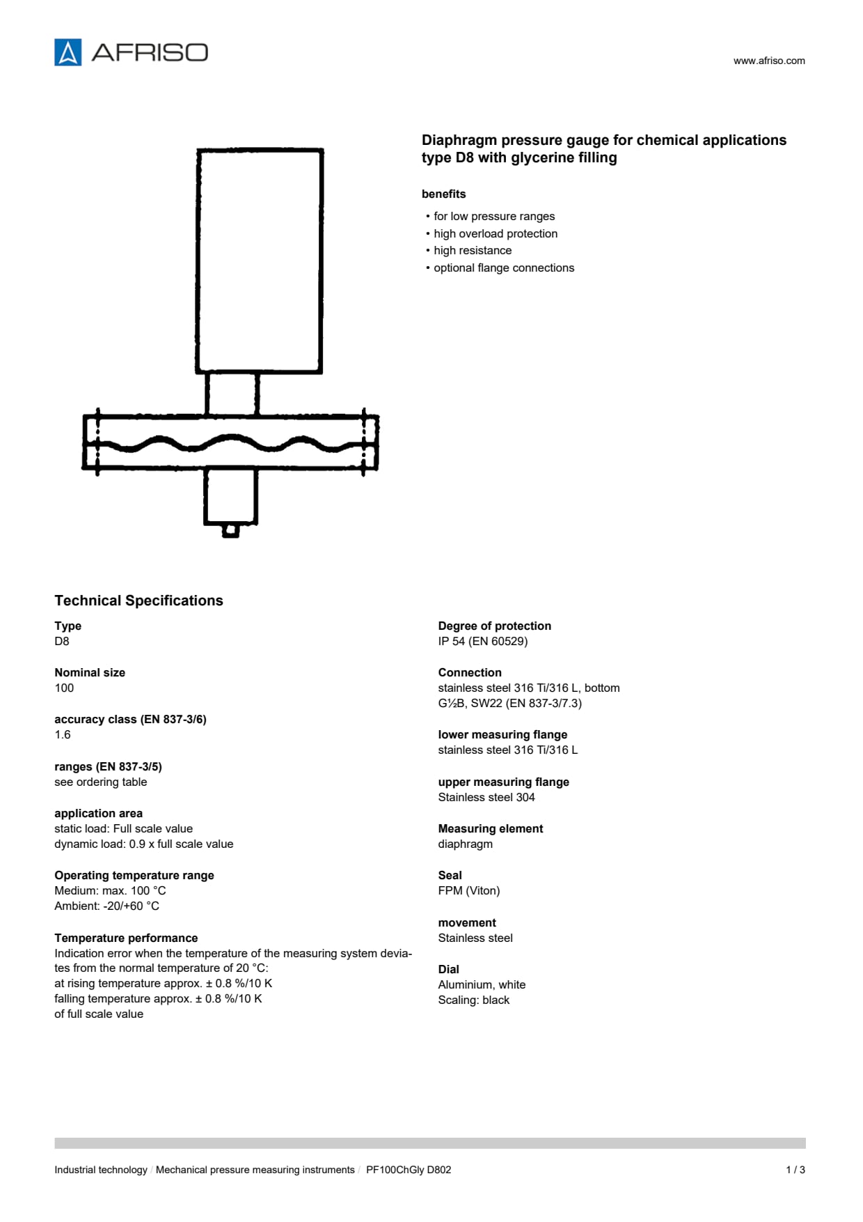 AFRISO_DIAPHRAGM-PRESSURE-GAUGES-FOR-CHEMICAL-APPLICATIONS-PF100CHGLY_ENG_GBR.PDF