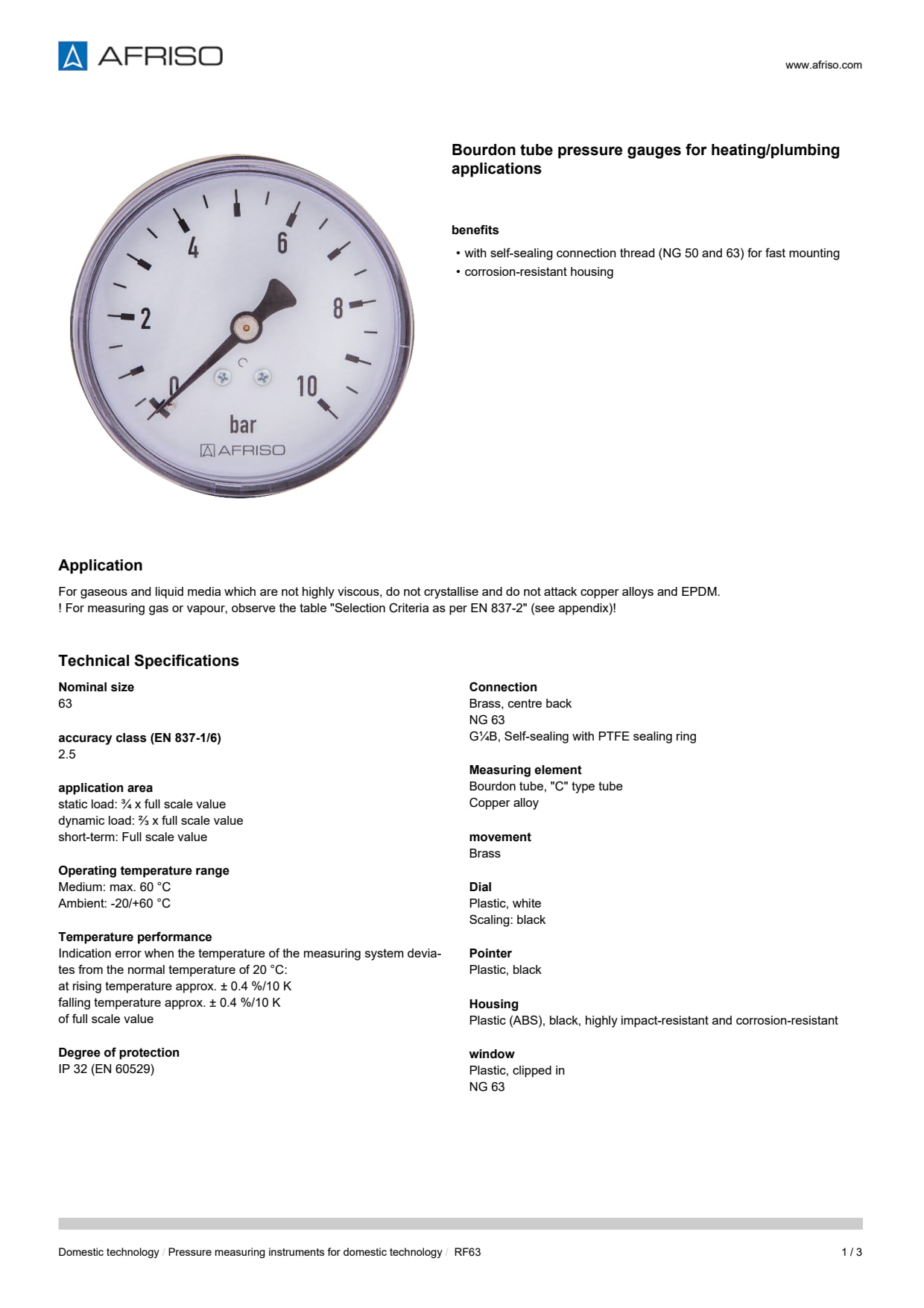 AFRISO_BOURDON-TUBE-PRESSURE-GAUGE-RF63-AX_ENG_GBR.PDF
