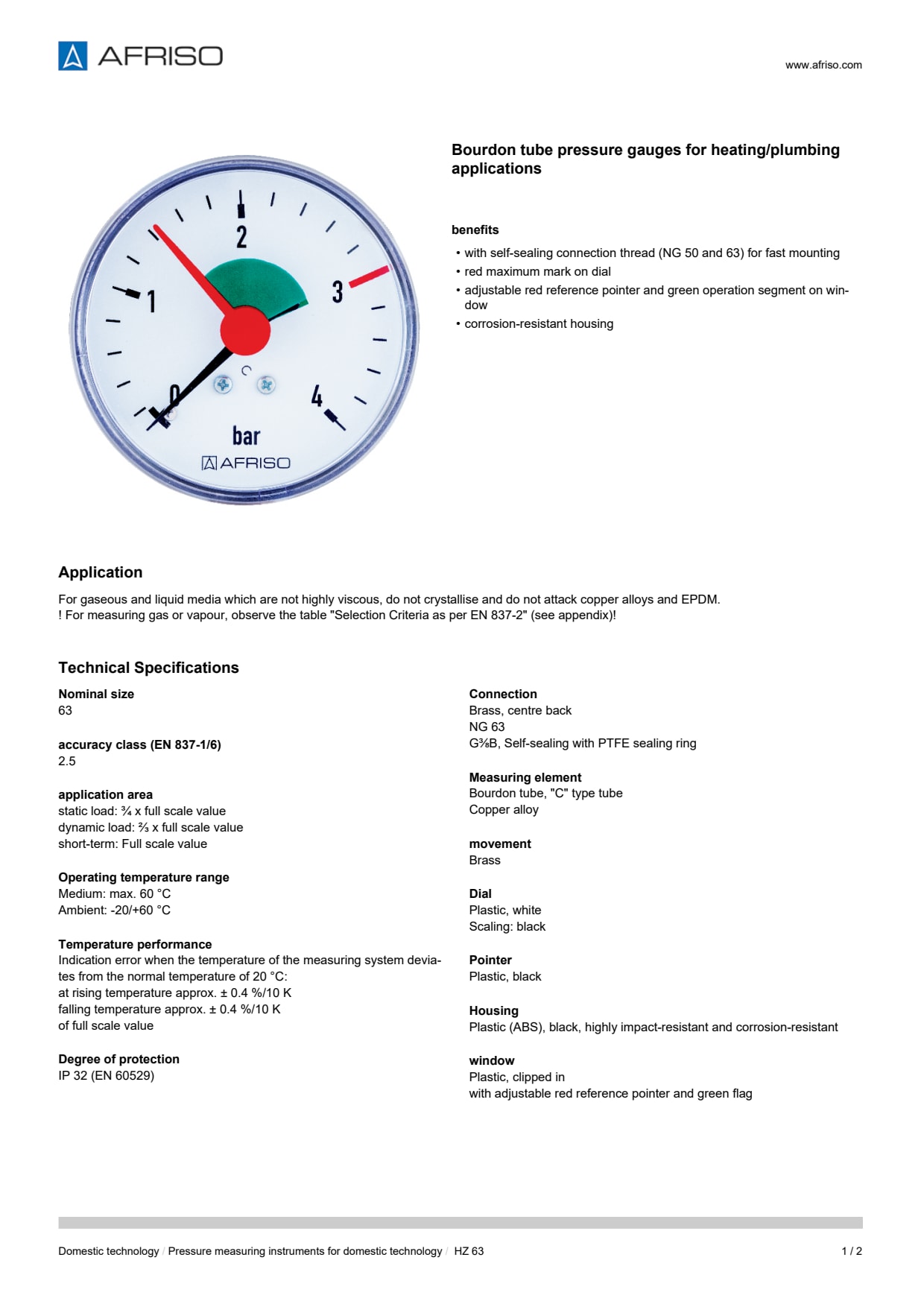 AFRISO_BOURDON-TUBE-PRESSURE-GAUGE-HZ-63-AX_ENG_GBR.PDF
