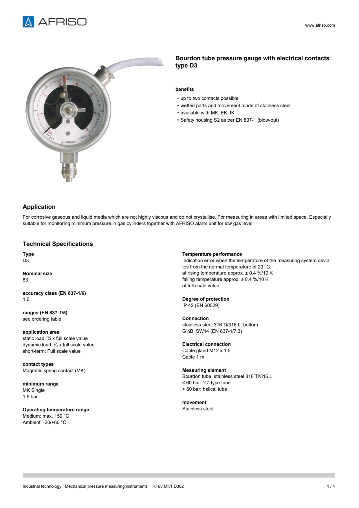 AFRISO_STANDARD-BOURDON-TUBE-PRESSURE-GAUGES-RF63-MK1_ENG_GBR.PDF