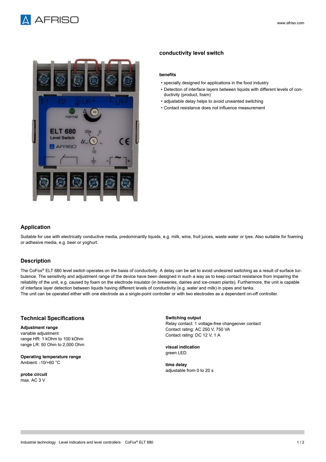 AFRISO_CONDUCTIVITY-LEVEL-SWITCH_ENG_GBR.PDF