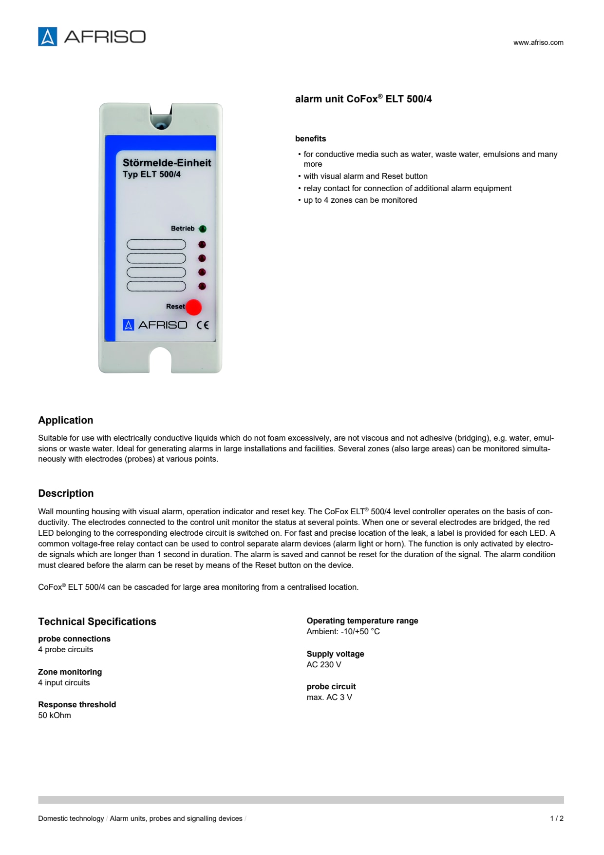 AFRISO_ALARM-UNIT-COFOX--ELT-500-4_ENG_GBR.PDF