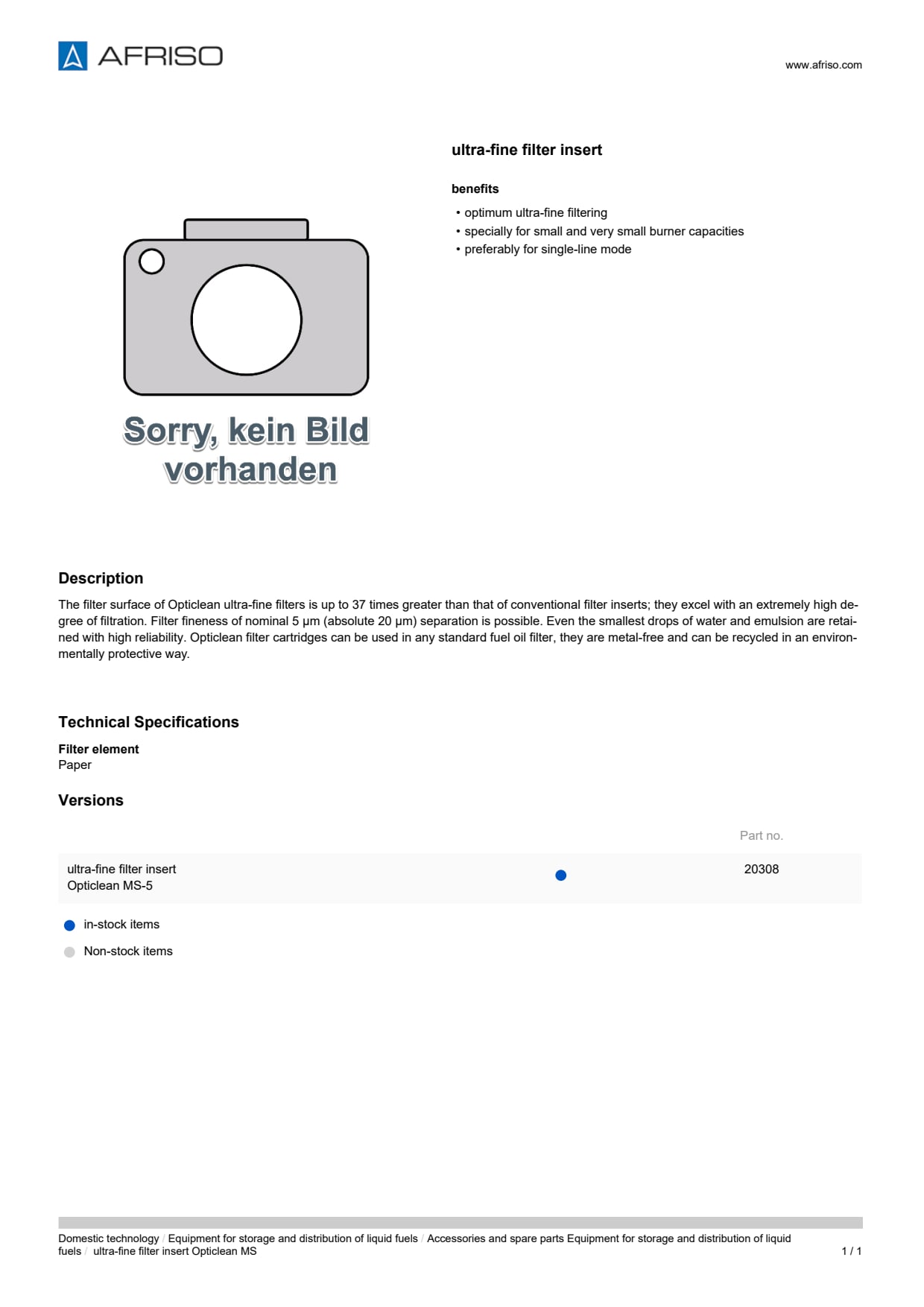 AFRISO_ULTRA-FINE-FILTER-INSERT_ENG_GBR.PDF