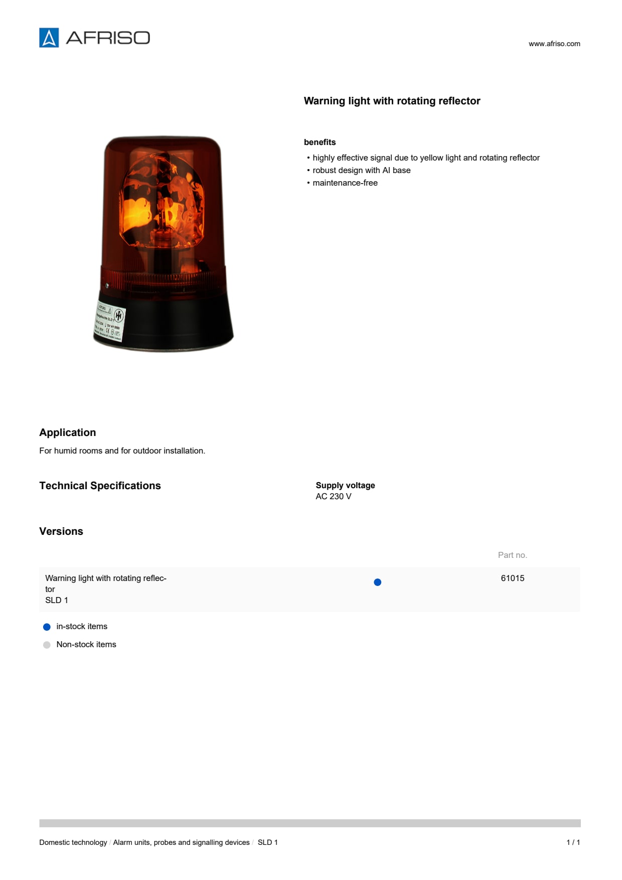 AFRISO_WARNING-LIGHT-WITH-ROTATING-REFLECTOR_ENG_GBR.PDF