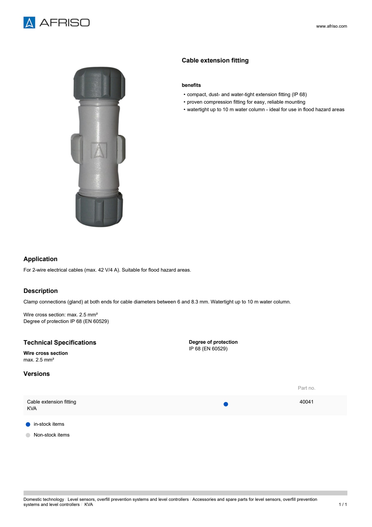 AFRISO_CABLE-EXTENSION-FITTING_ENG_GBR.PDF