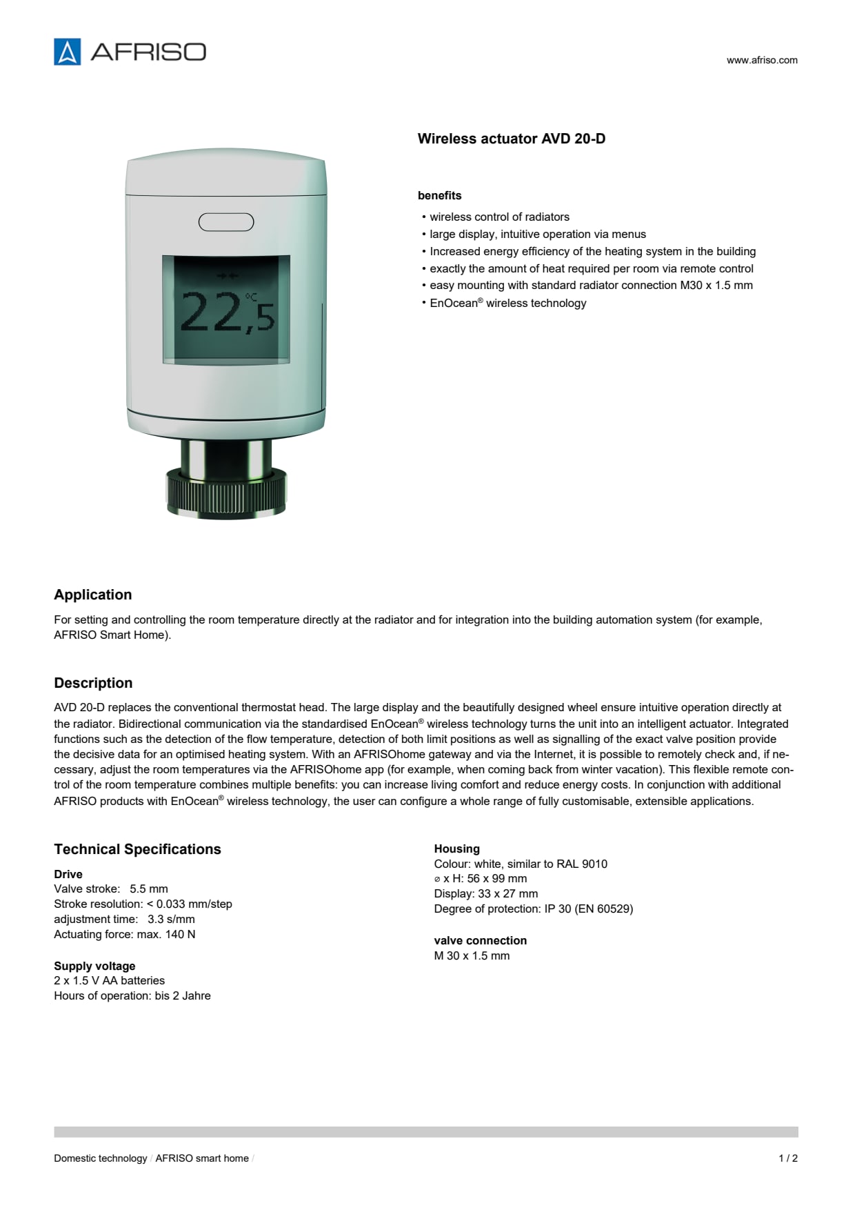 AFRISO_WIRELESS-ACTUATOR-AVD-20-D_ENG_GBR.PDF