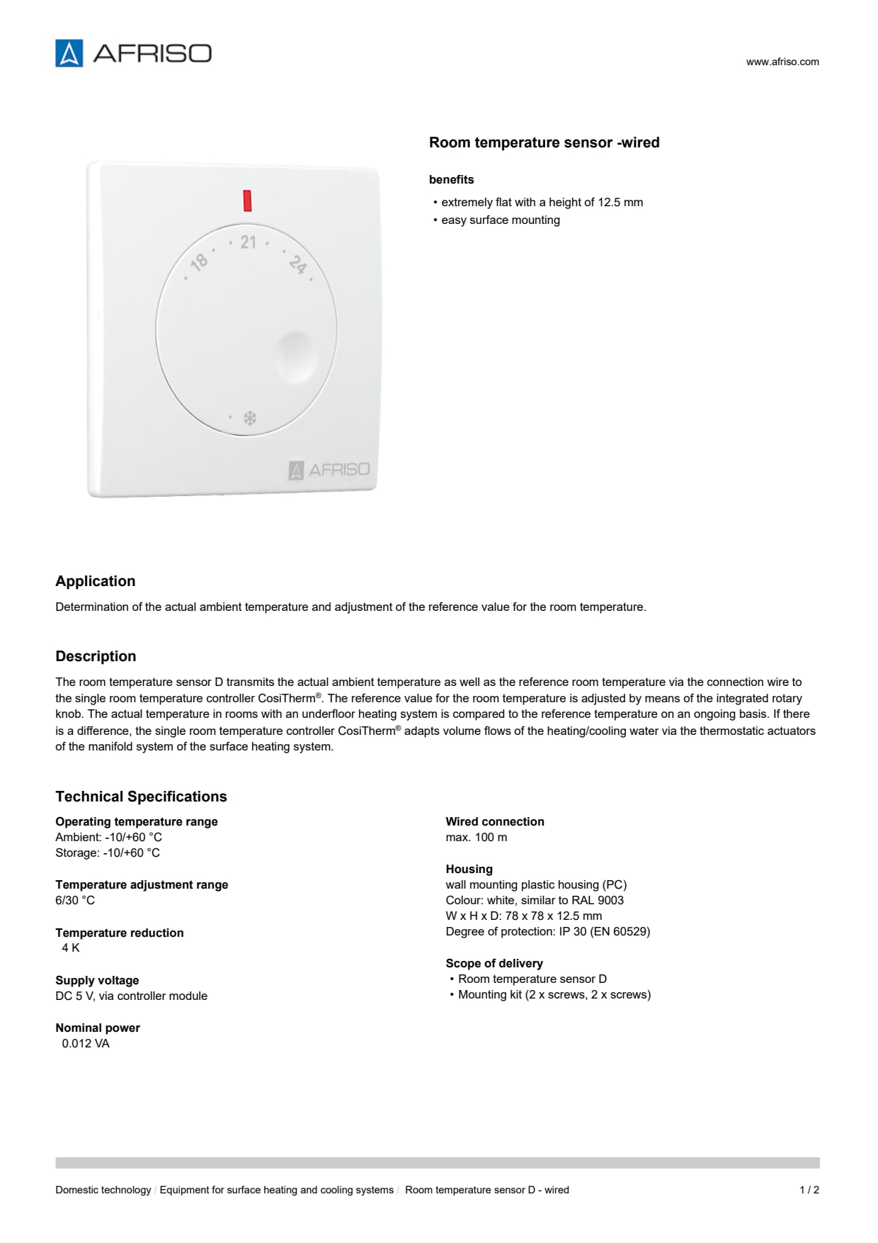 AFRISO_ROOM-TEMPERATURE-SENSOR_ENG_GBR.PDF
