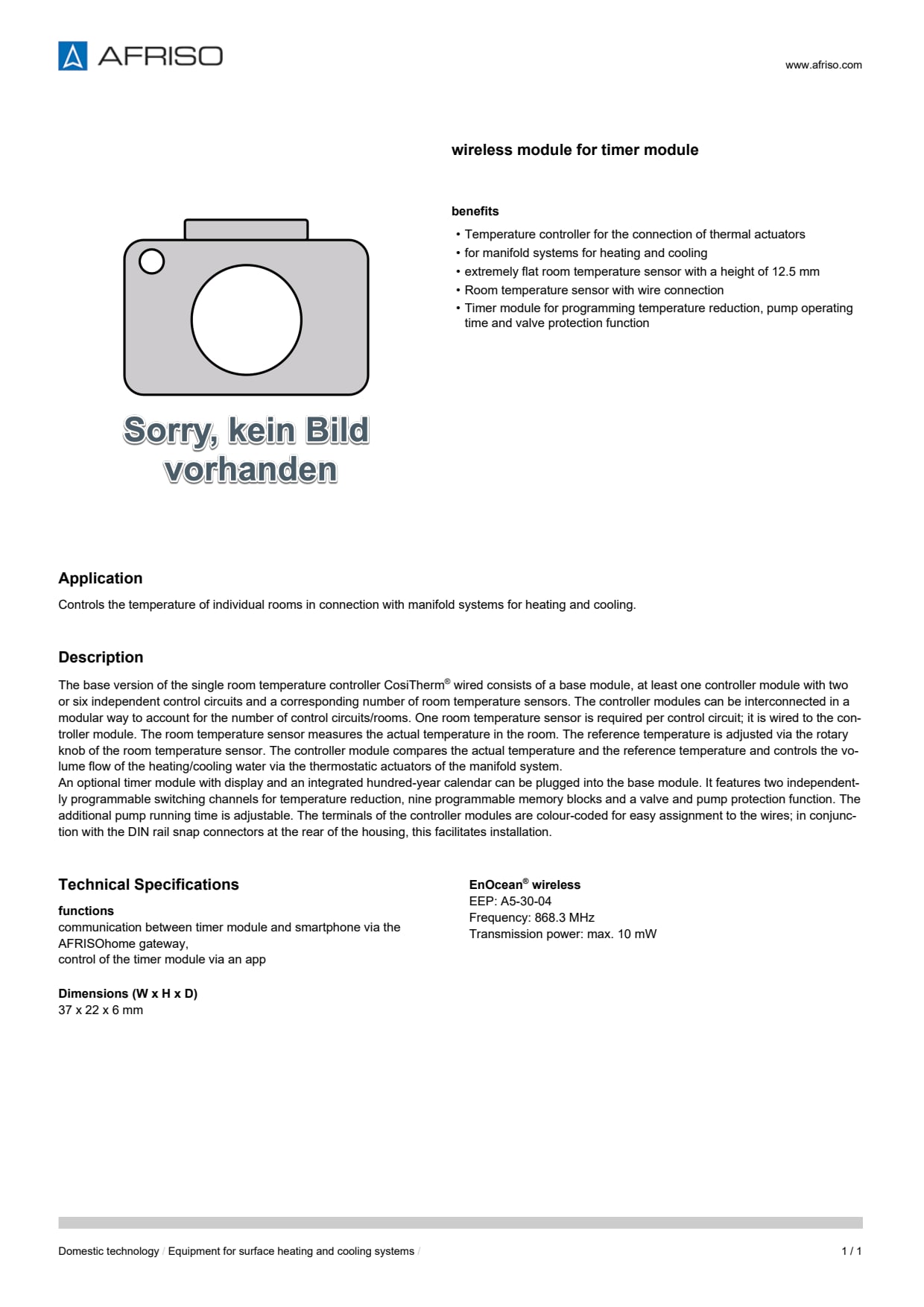AFRISO_WIRELESS-MODULE-FOR-TIMER-MODULE_ENG_GBR.PDF